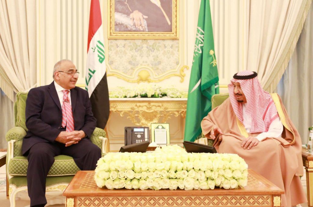 رئيس الوزراء العراقي في السعودية