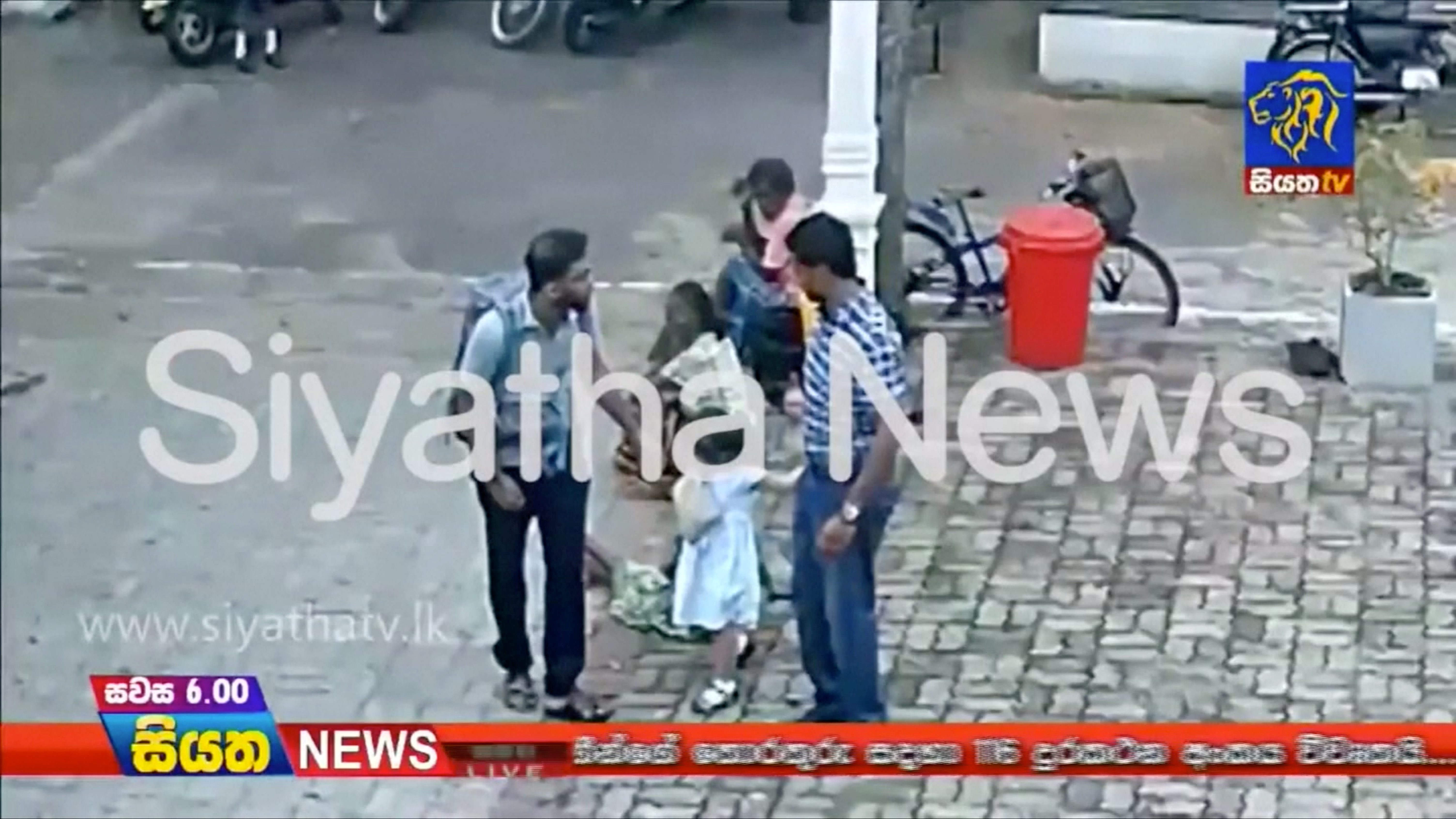 كاميرات المراقبة ترصد منفذي هجمات سريلانكا