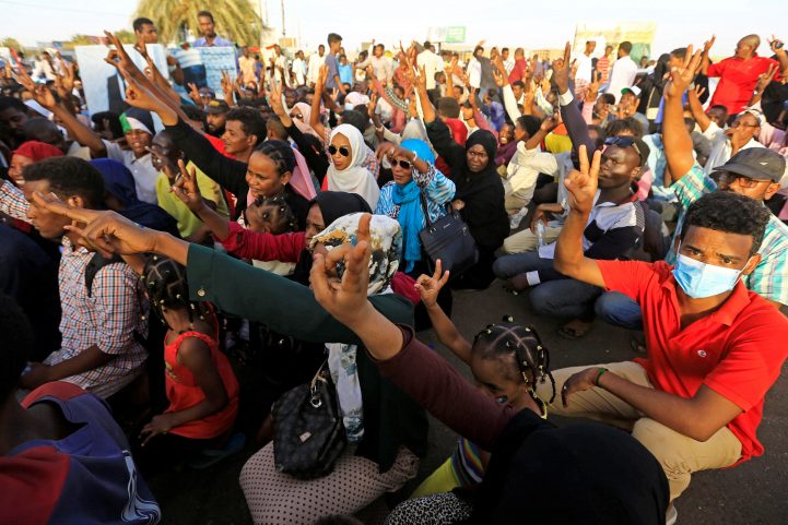 الاحتجاجات في السودان/رويترز