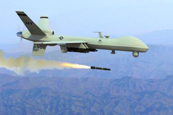 طائرة Wing Loong صينية الصنع التي سلمتها الإمارات لقوات حفتر/ AP
