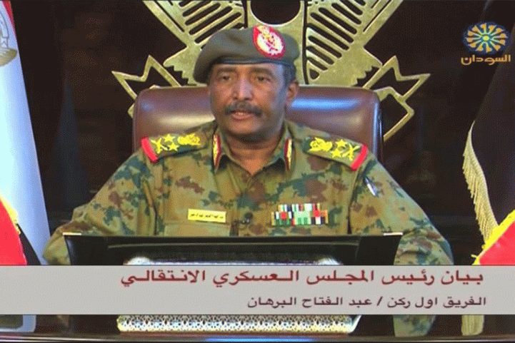 عبد الفتاح البرهان، الرئيس الجديد للمجلس العسكري في السودان/ التلفزيون السوداني