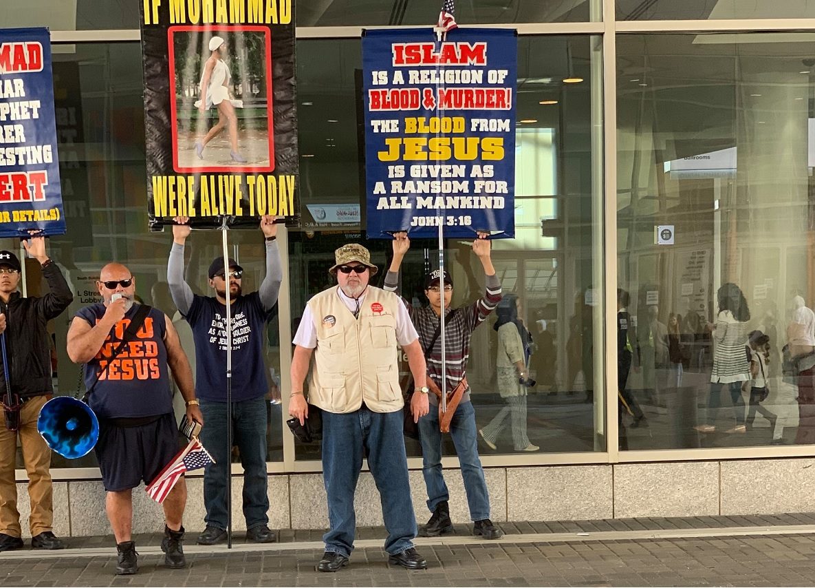 مظاهرة مناهضة للإسلام أمريكا