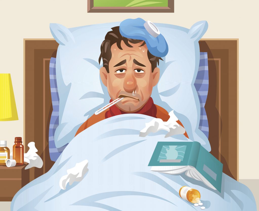 أعراض البرد والإنفلونزا تكون مزعجة جداً