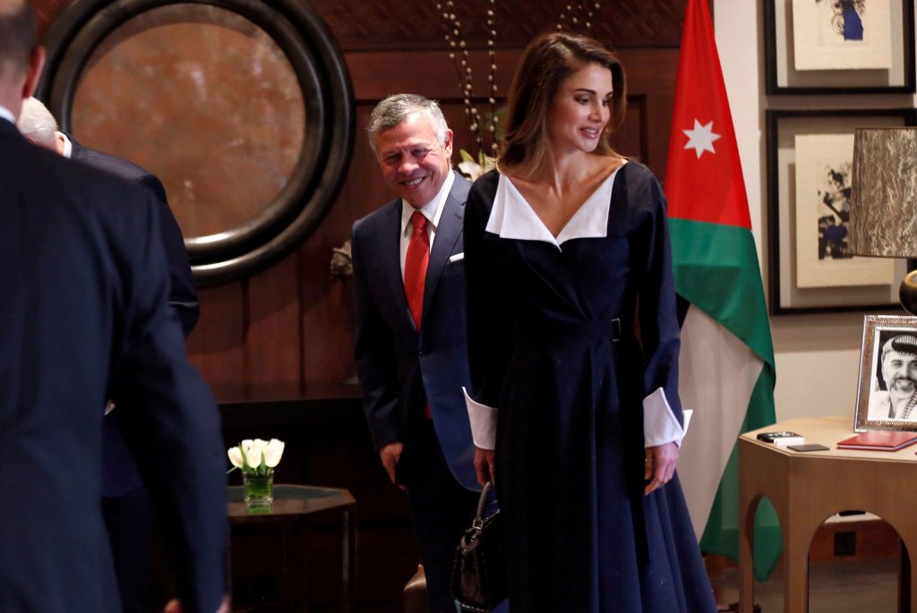 العاهل الأردني الملك عبدالله الملكة رانيا الأردن
