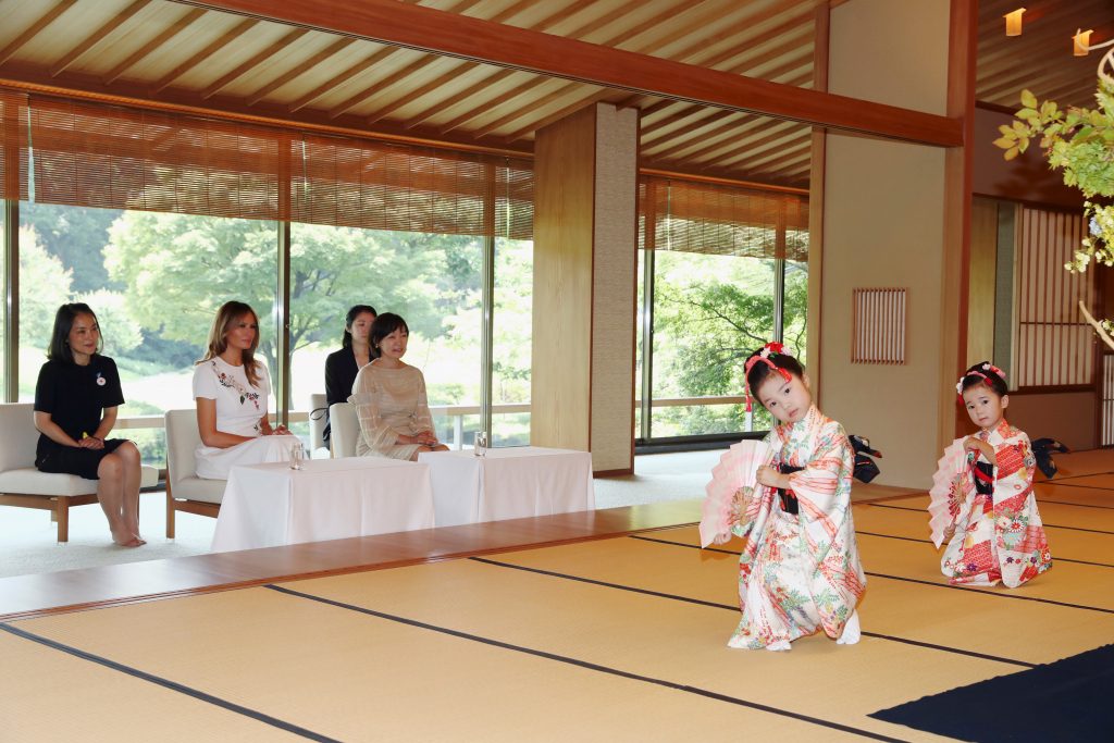 اليابان ترامب ميلانيا اليابان