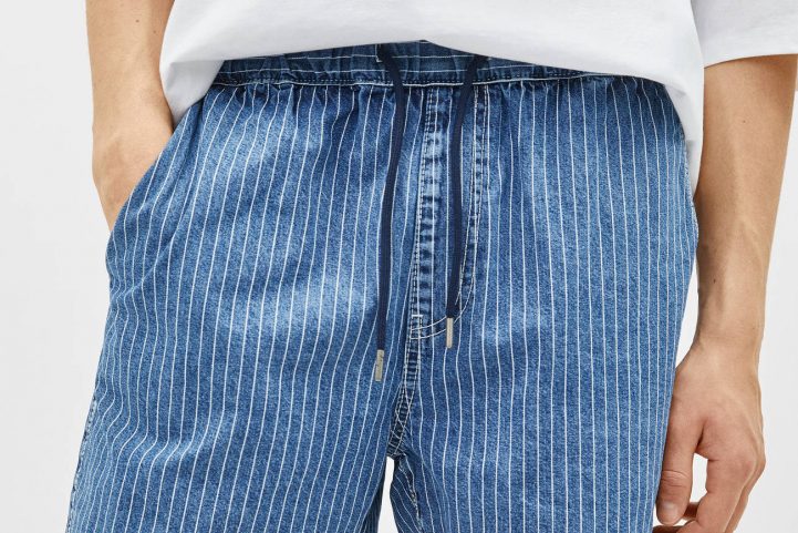 Bershka/ شورت مخطط