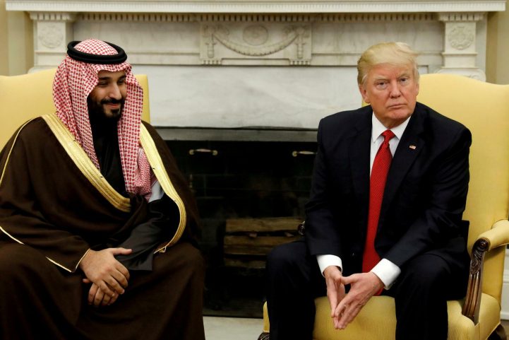الرئيس الأمريكي دونالد ترامب وولي العهد السعودي محمد بن سلمان/ رويترز
