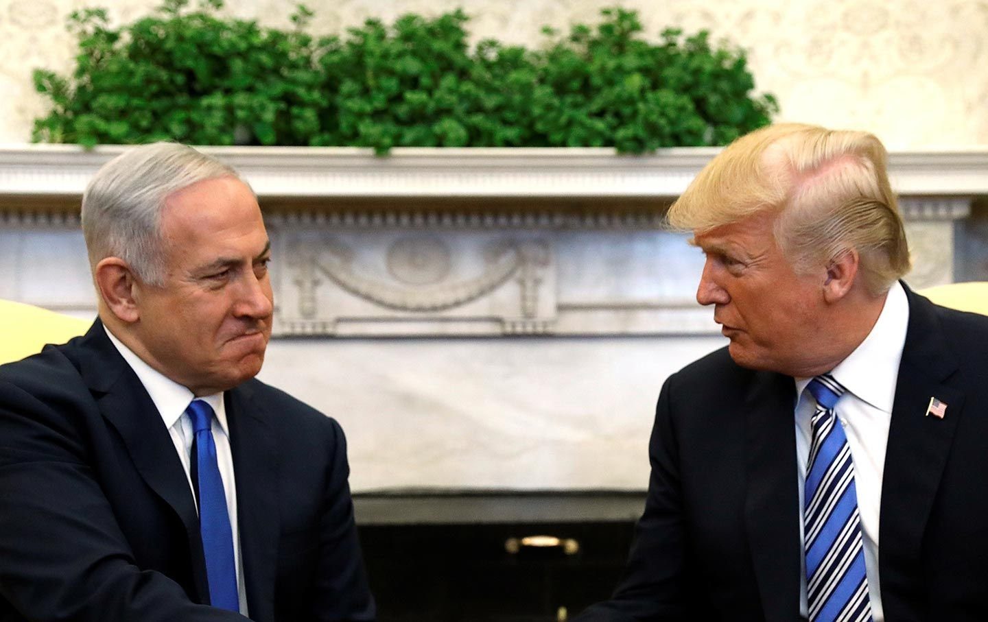 دونالد ترامب بنيامين نتنياهو