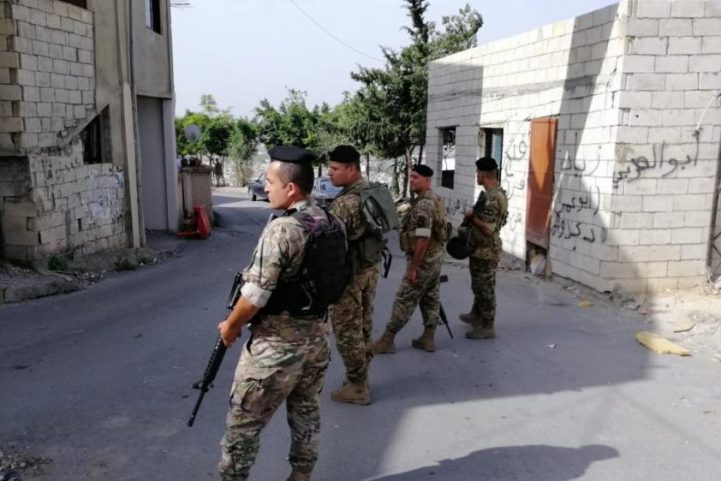 الجيش اللبناني ينتشر على مداخل مخيم المية ومية، أرشيفية