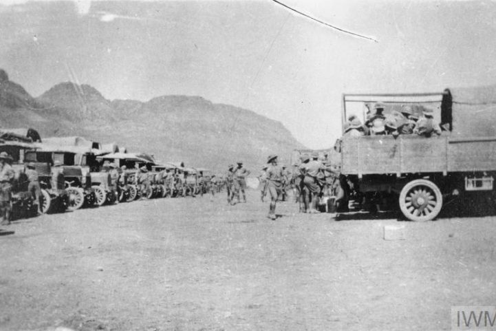 الكتيبة البريطانية التاسعة  في الحملة الفارسية 1918/ IWM