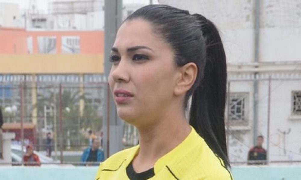 أول امرأة عربية تدير مباراة لكرة القدم