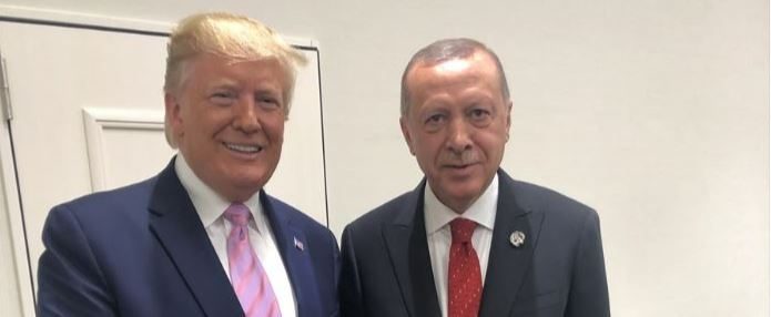 الرئيس الأمريكي دونالد ترامب يلتقي نظيره التركي رجب طيب أردوغان/ رويترز