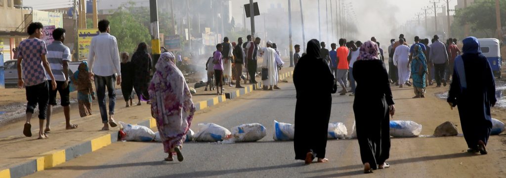 صورة لمشاهد ما بعد فض الاعتصام في السودان/ رويترز