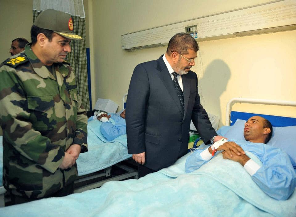 الصورة من صفحة ابن الرئيس الأسبق محمد مرسي على فيسبوك