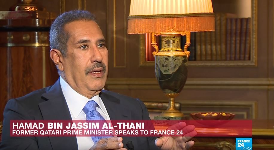 ماذا قال رئيس الوزراء القطري السابق عن إشعال ناقلات النفط وتفجيرات الحوثيين داخل السعودية؟