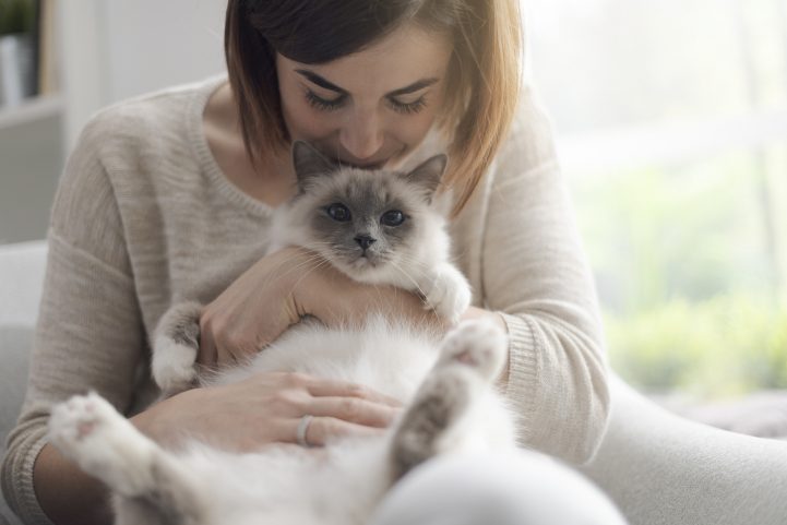 iStock\ إذا سمحت لك بالمسح على بطنها فهي تحبك بكل تأكيد