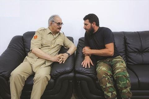 خليفة حفتر محمود الورفلي ليبيا