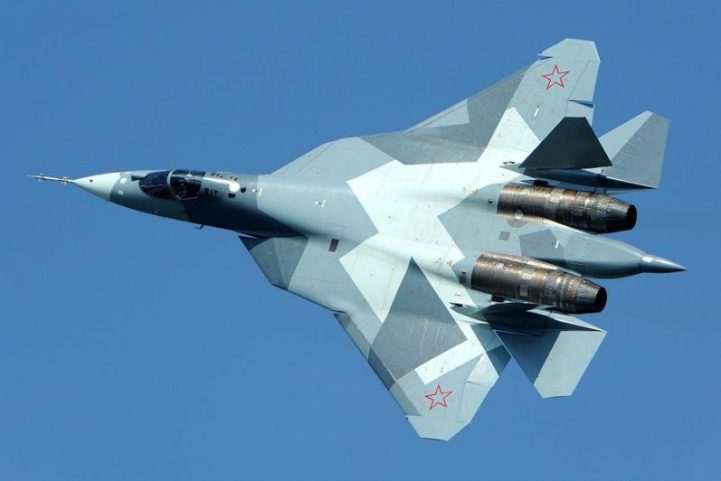طائرة Su-57 الروسية/ سبوتنيك