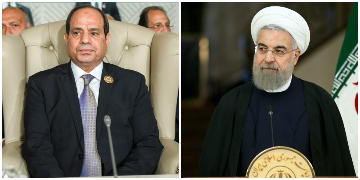 الرئيس الإيراني والرئيس المصري