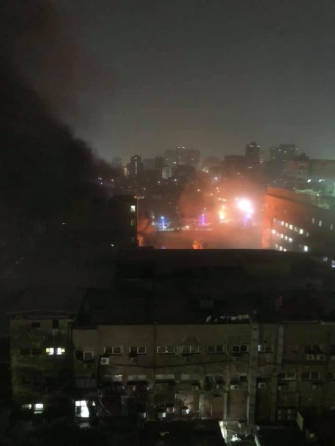 كارثة معهد الأورام في مصر .. الداخلية تسحب رواية حادث التصادم وتتهم “الإرهاب”