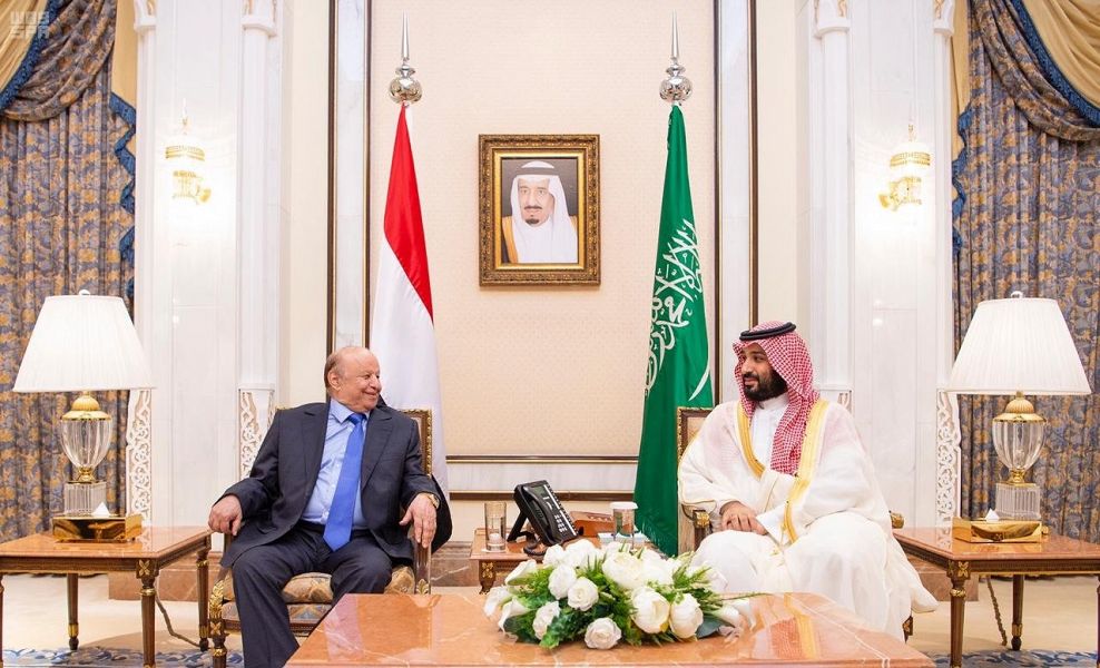 بن سلمان يلتقي عبدربه منصور في مِنى، والمجلس الجنوبي يعد بالتعاون مع التحالف