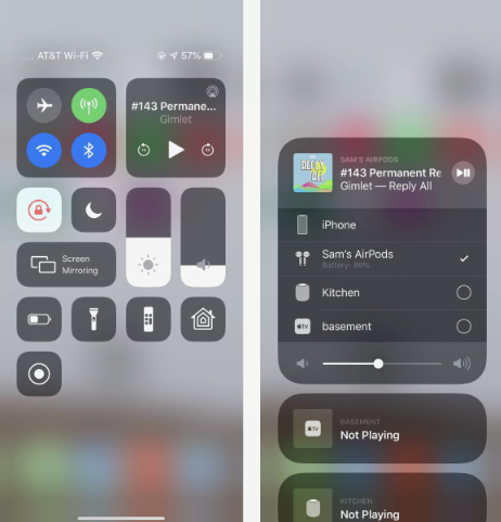 lifewire/ تأكد من بث الصوت إلى سماعات AirPods