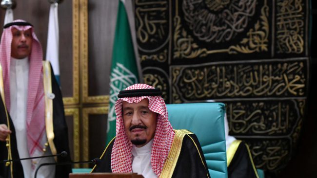 ملك السعودية يلتقي هادي بعد سيطرة قوات موالية للإمارات على عدن