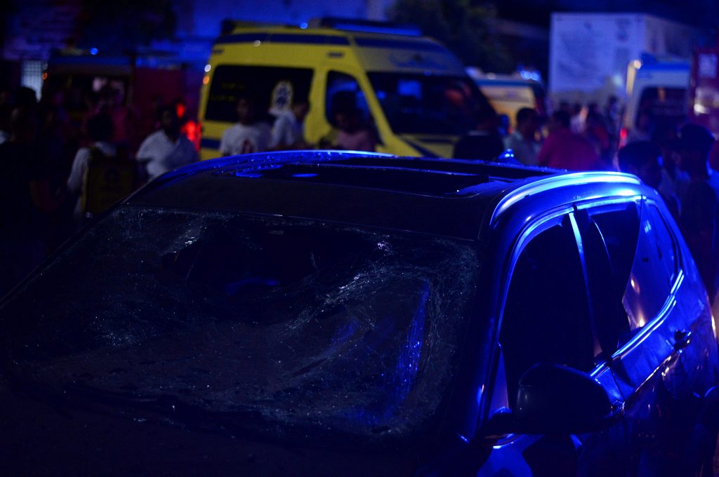 المنيلأول الصور والفيديوهات عن انفجار