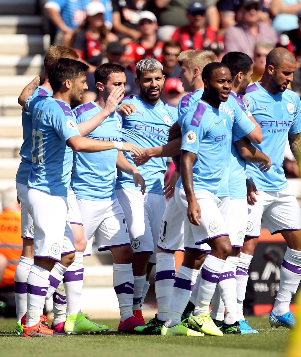 ستيرلينغ وأغويرو يتوهجان.. 6 أرقام مميزة لمانشستر سيتي في البريميرليغ بعد فوز بورنموث