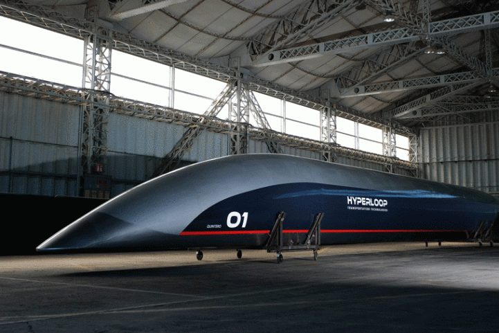 اختبارات شركة Hyperloop Transportation Technologies 