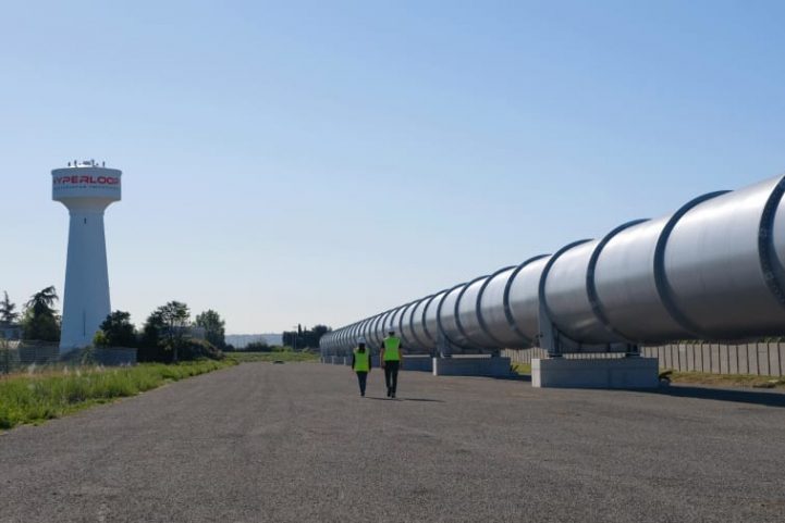 مسارات الاختبارات التي وضعتها شركة Hyperloop TT