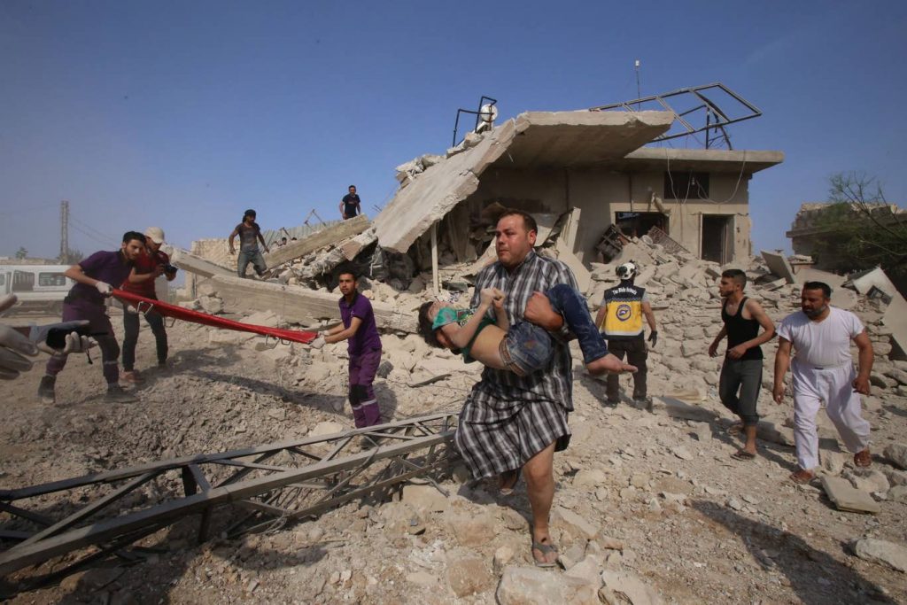 إدلب الهجوم على إدلب قصف روسي