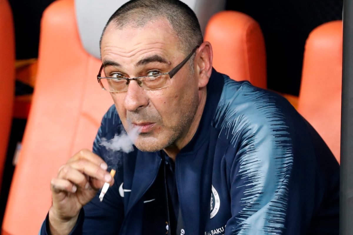 ماوريسيو ساري مدرب يوفنتوس و جورجينيو السابق (رويترز)