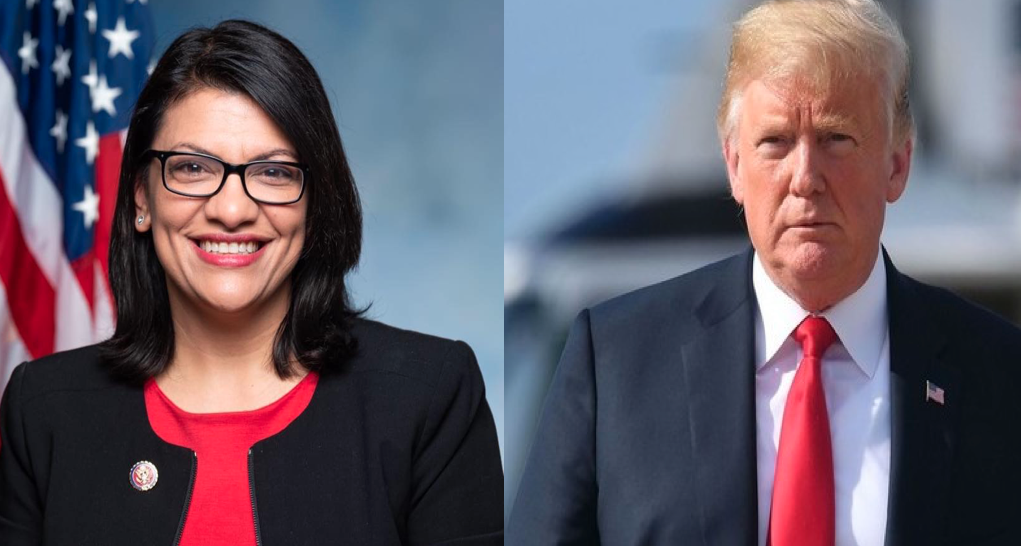 ترمب ورشيدة طليب