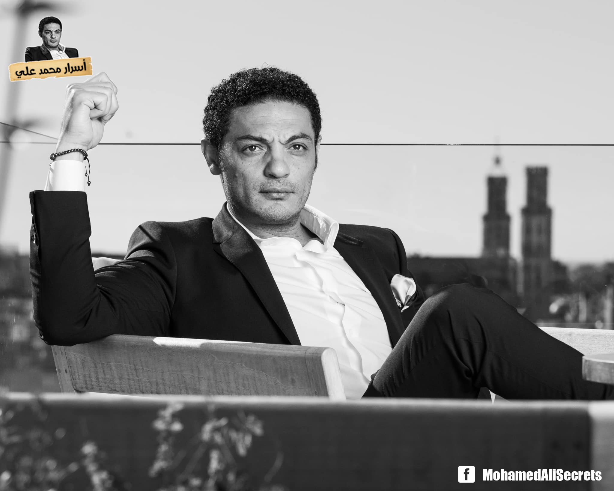 محمد علي يوجه الشكر لمتظاهري التحرير باكياً: خرجت بسبب الخوف وفي انتظار العودة