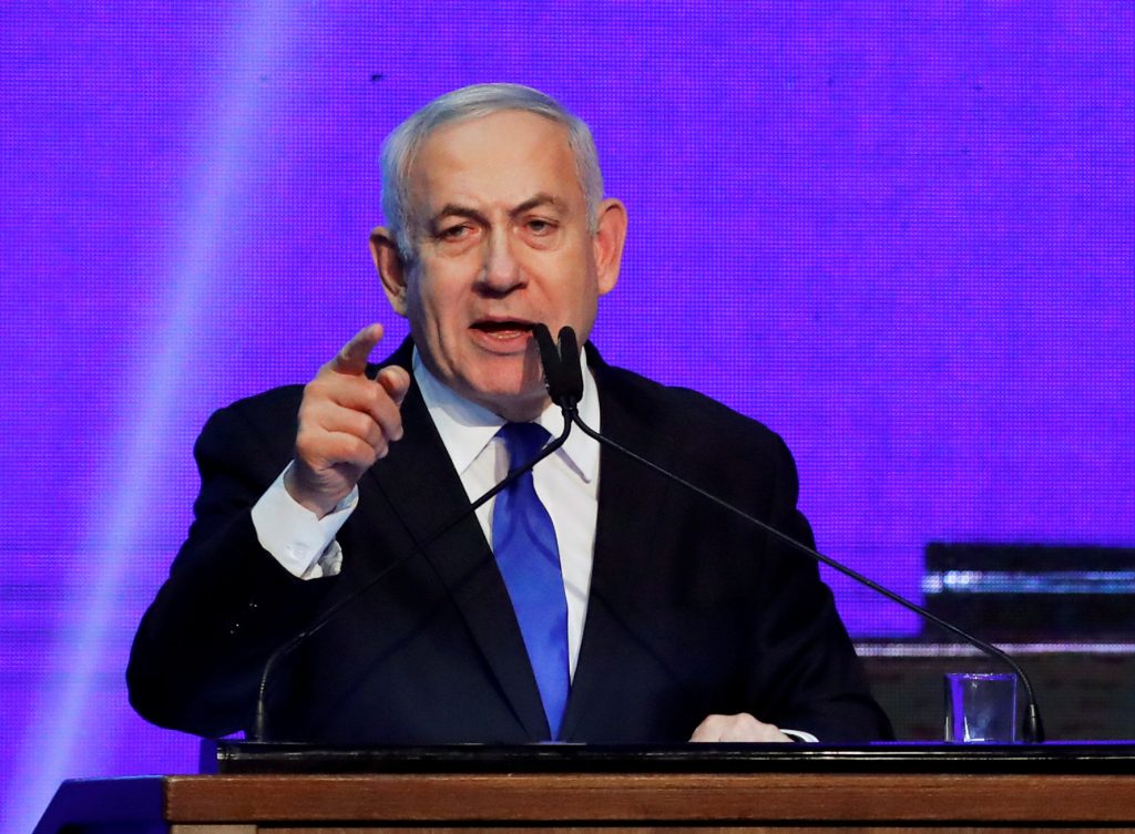 رئيس الوزراء الإسرائيلي بنيامين نتنياهو