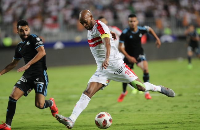 شيكابالا لاعب الزمالك أدى رقصة الحرية (رويترز)