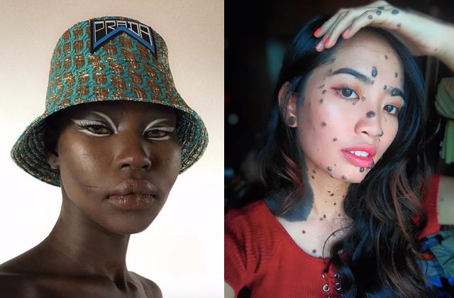 عارضات أزياء غير تقليديات