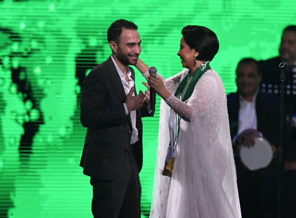 شيرين تتحدث عن السيسي في حفلها بالسعودية