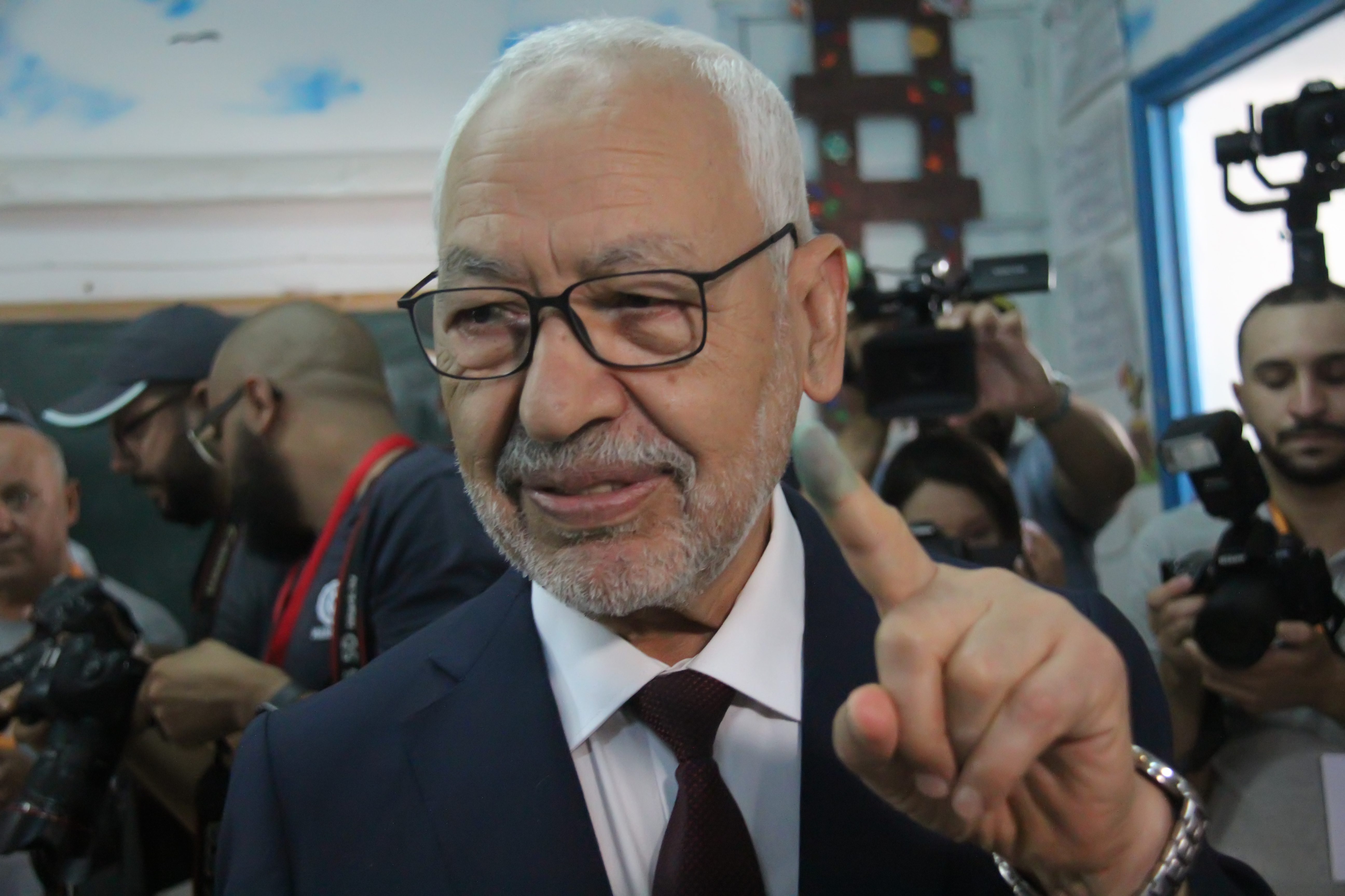 زعيم حركة النهضة راشد الغنوشي