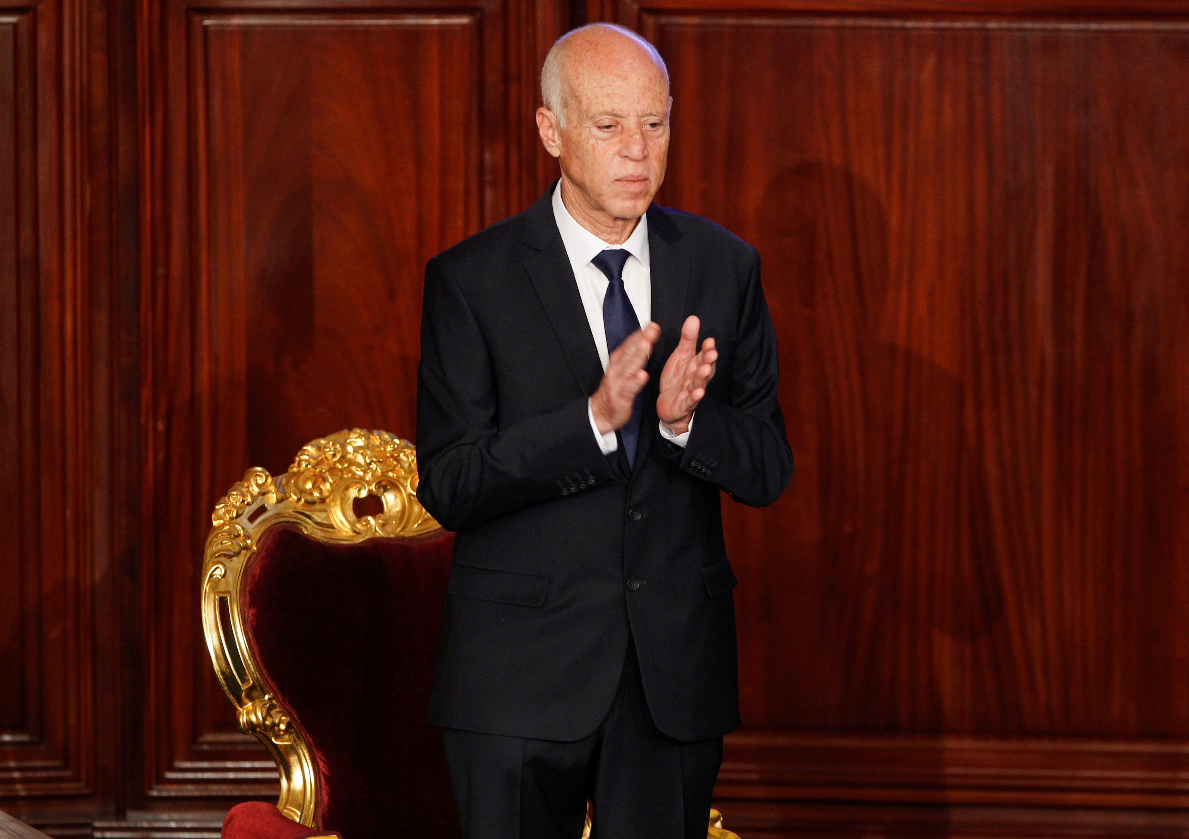 الرئيس التونسي قيس سعيد