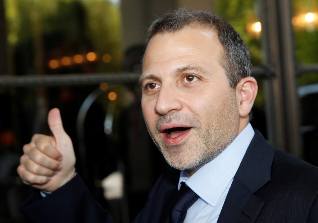 وزير الخارجية اللبناني جبران باسيل