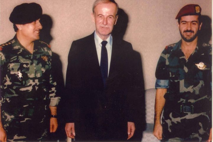 باسل الأسد ووالده حافظ الأسد