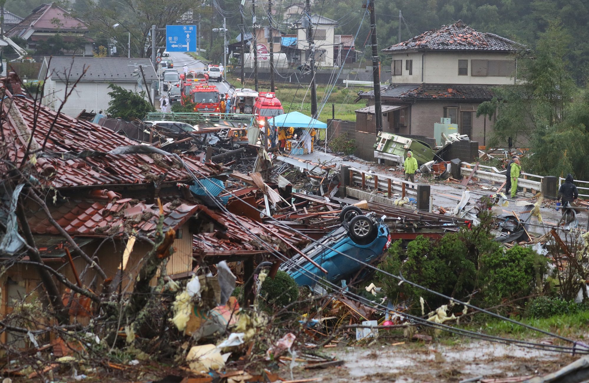 قتيل في اليابان وإجلاء لمليون شخص مع اقتراب إعصار يهُدد مناطق بأكملها