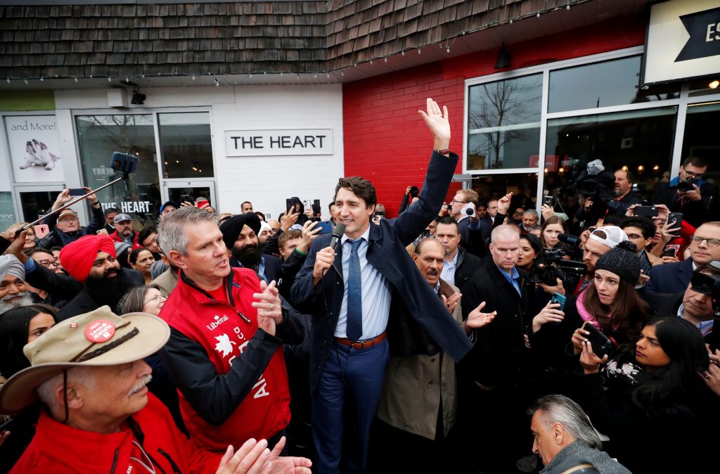 الانتخابات الكندية جاستن ترودو