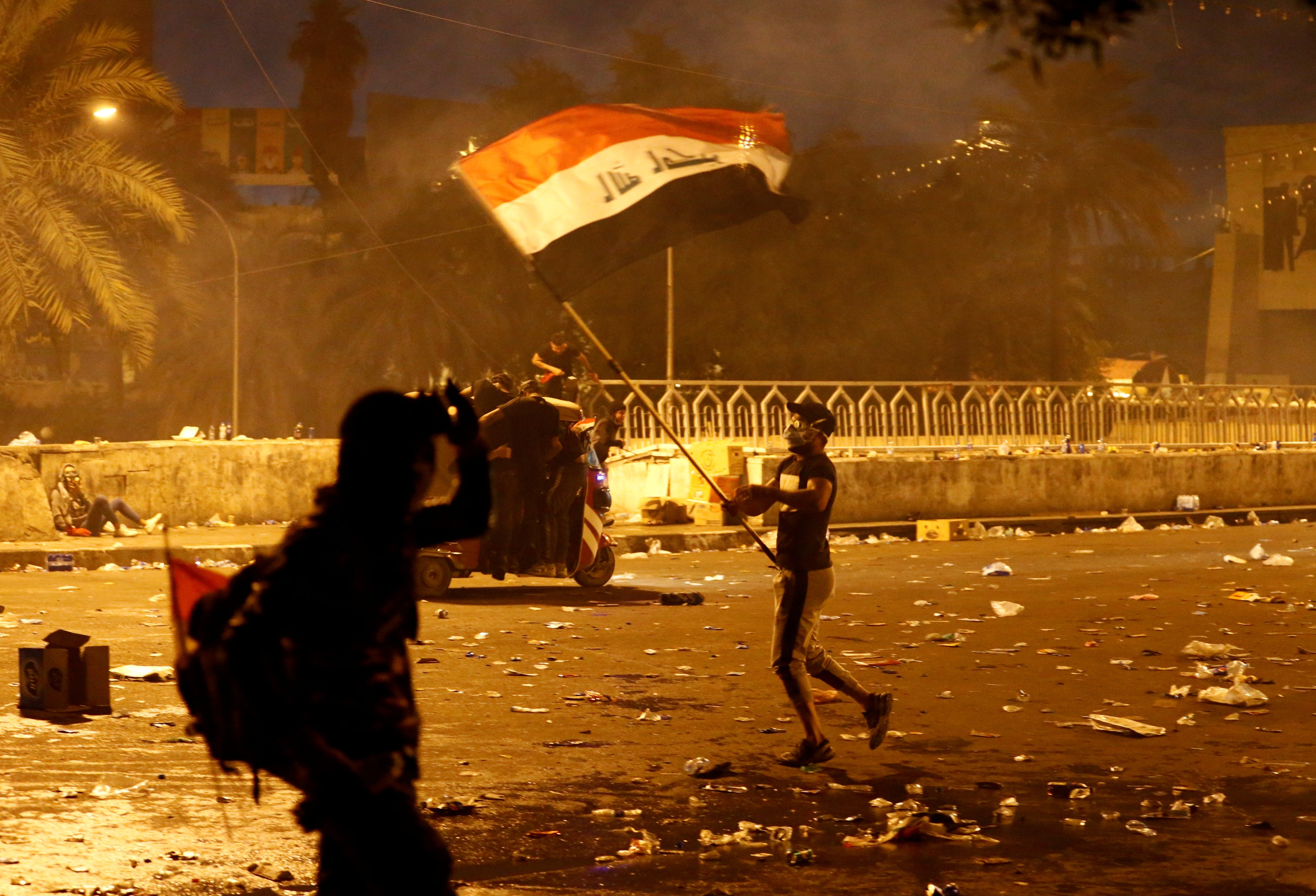 تظاهرات في العراق/رويترز