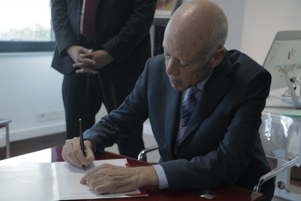 الرئيس التونسي الجديد قيس سعيّد