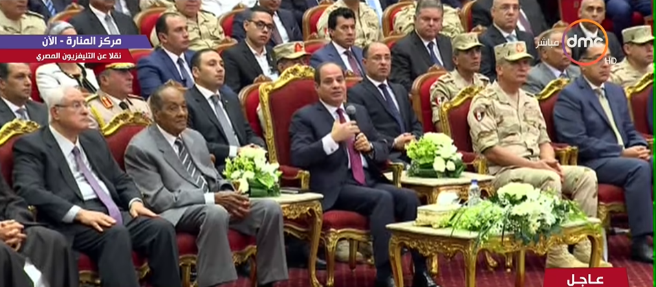 السيسي بعد احتجاجات طالبته بالرحيل: الشعب كان واعياً وقال للقائد «ما تمشيش»، في قمة هزيمة 67