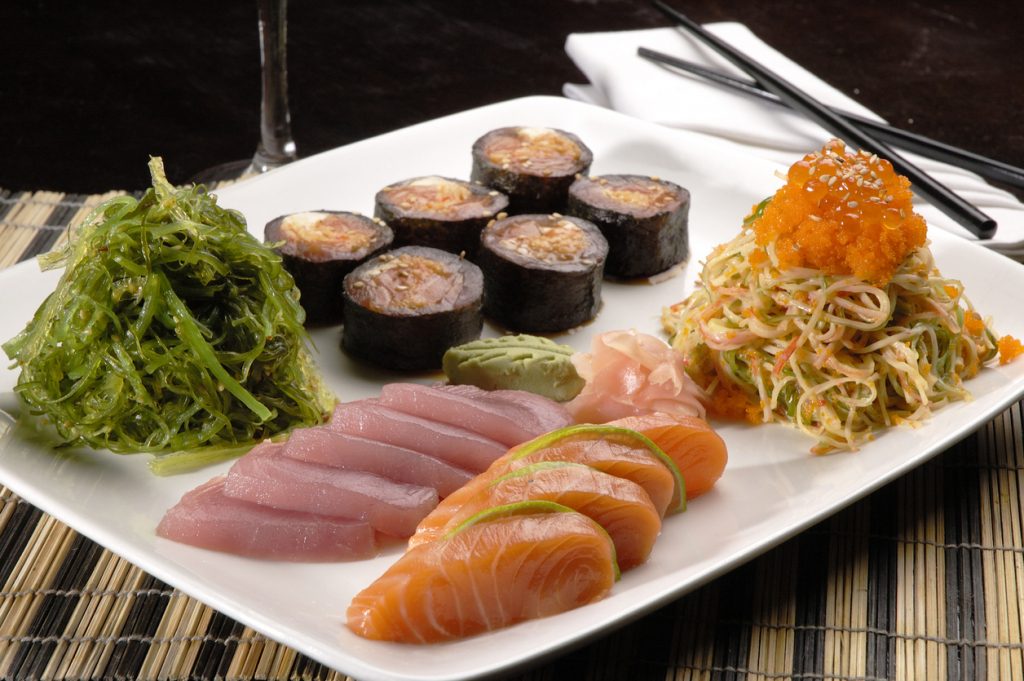 هل السوشي وجبة صحية