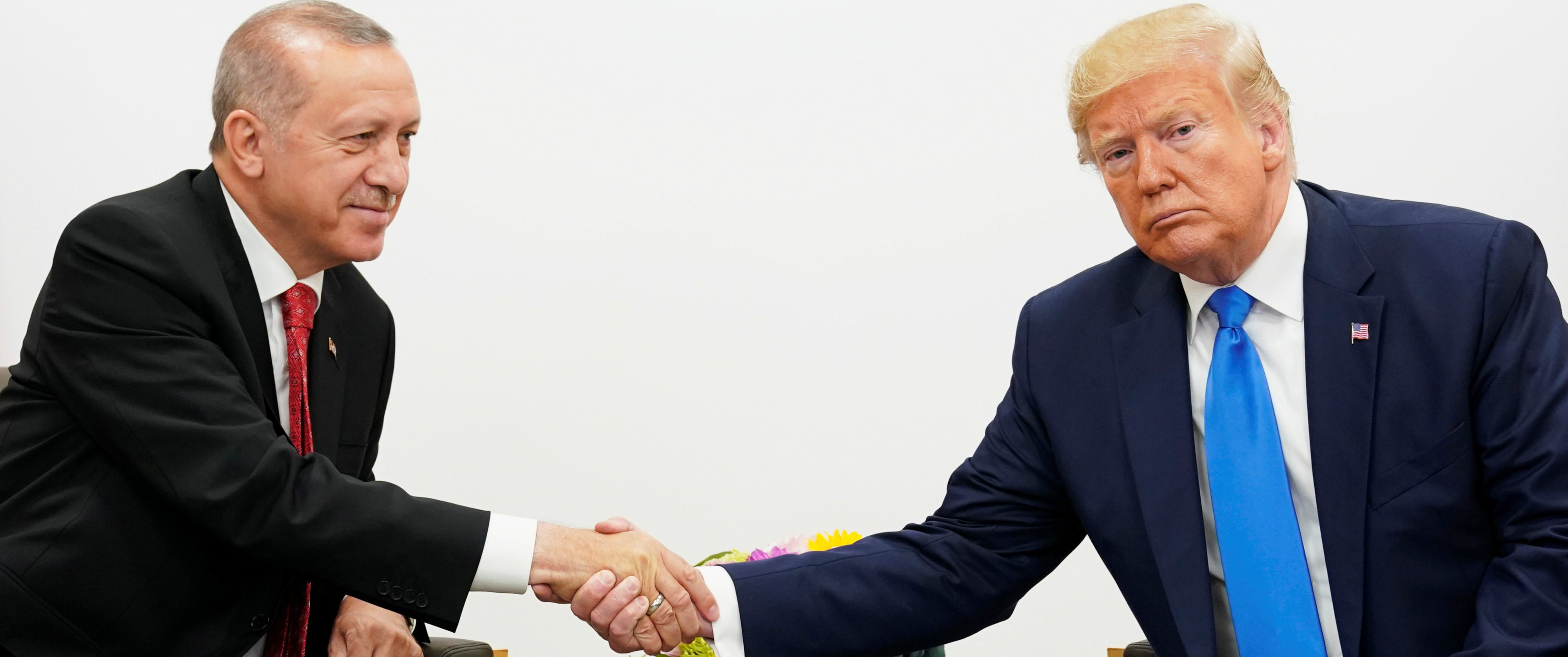 الرئيسين الأمريكي والتركي/رويترز